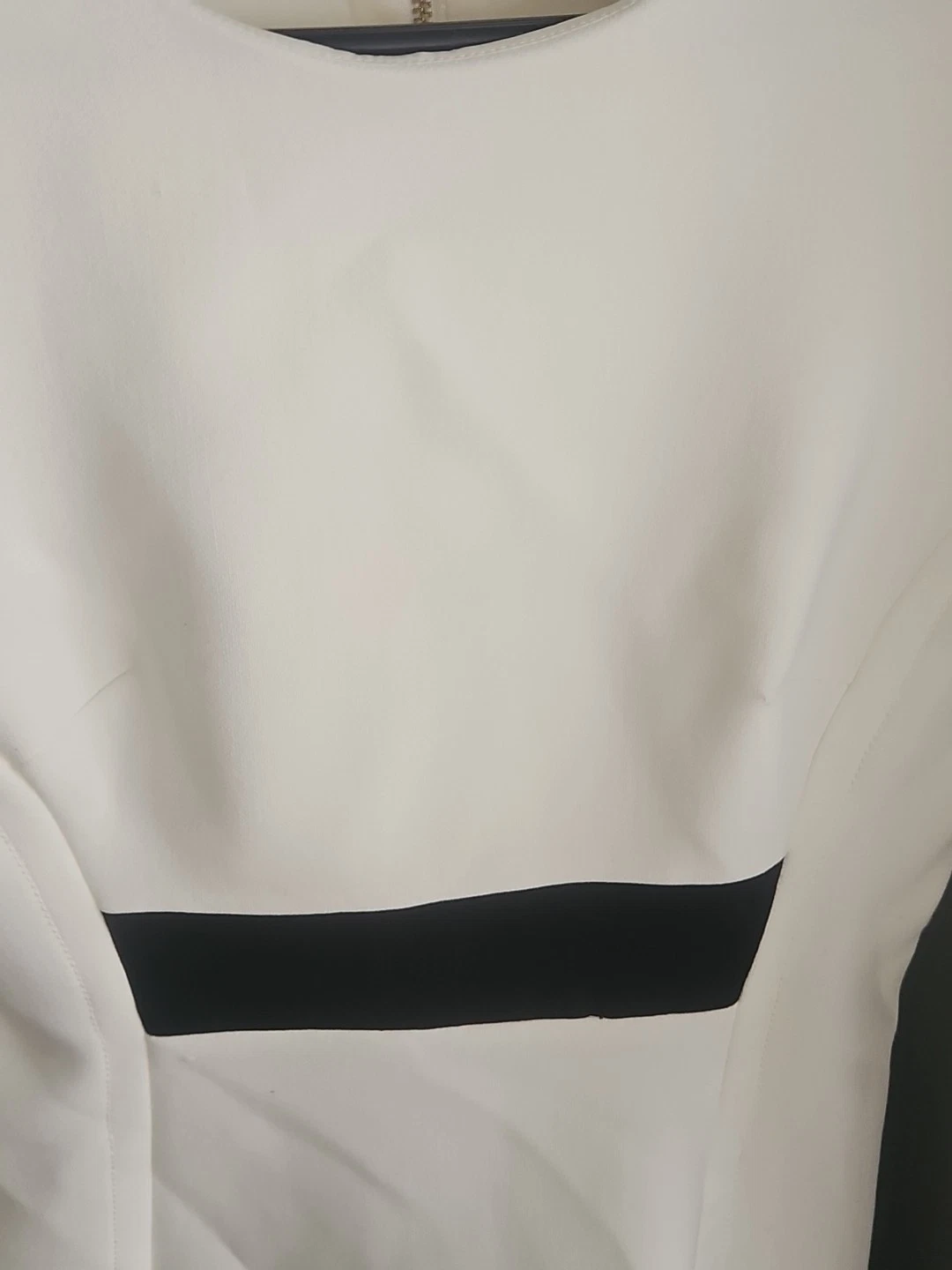 KATE SPADE NEW YORK fodera argento cappuccio manica foderata taglia 2 bianco righe blu