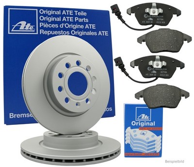 ATE Bremsenset Bremsscheiben  Bremsbeläge vorne FORD FIAT LANCIA ALFA ROMEO