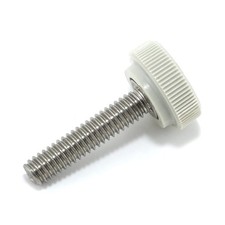 832 x 3/4" Thumb Screw Stainless Steel Gray Knurled Round Knob 25 Pack