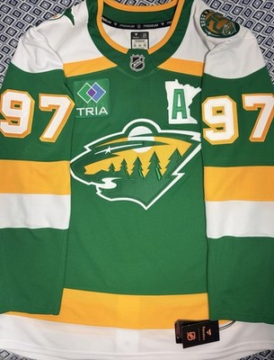Kirill Kaprizov Minnesota Wild Fanatics Premium 3rd Jersey Size: 52 Tria & 25th