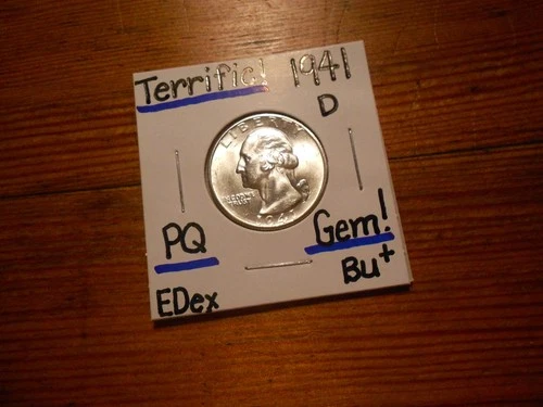 1941D Washington Quarter Gem BU+ TERRIFIC!!!! SWEEEEEEEET!!!!!!