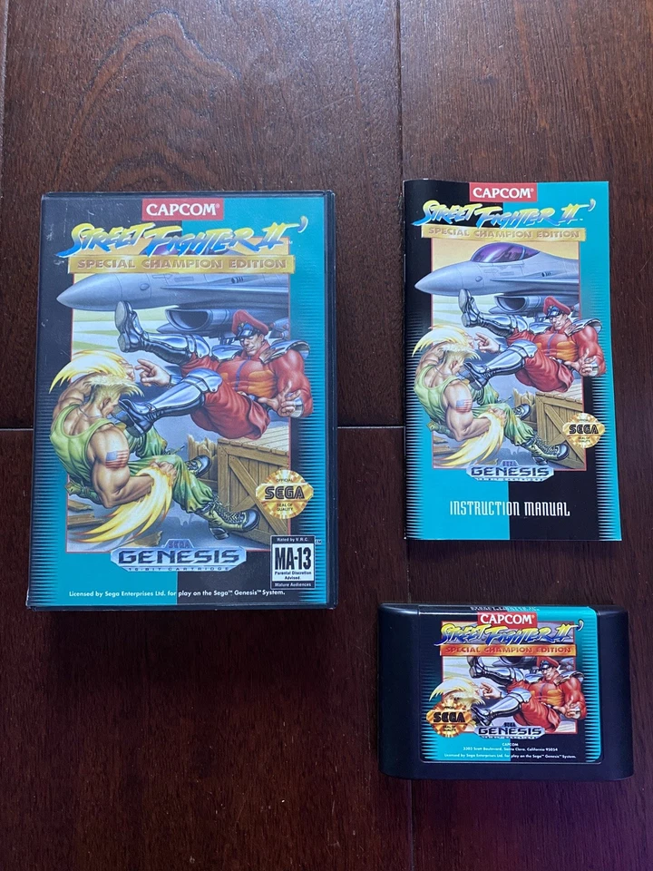 Street Fighter II Special Champion Edition 1993 - Sega Genesis - CIB - Image 4 of 4