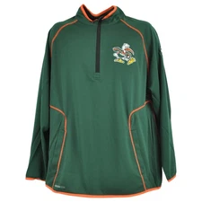 NCAA Franchise Club Miami Hurricanes Sweatshirt Thermal Long Sleeve Adults