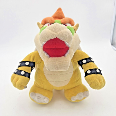 Super Mario Bros Bowser Nintendo Koopa 10'' Plush Stuffed Toy Dragon Dinosaur