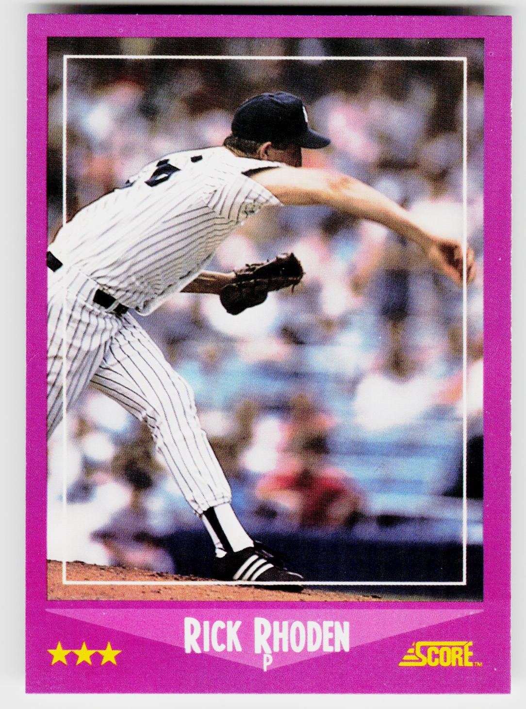 Rick Rhoden, 1988 Score, #74, New York Yankees,