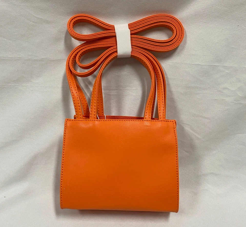 Bolso de Compras Naranja Pequeño de Moda Bolso para Mujer Nuevo y Envío Gratis EE. UU. Foto 4 de 4
