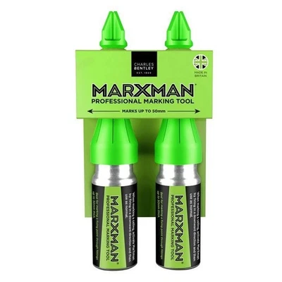 Marxman Twin pack Chalk Non-Permanent Marking Tool Pen - MARXTWIN/GR