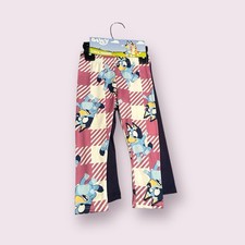 Toddler Girl Set Of Two Bluey Leggings Navy Blue Houndstooth