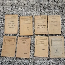 Assorted Aircraft Air Force WWII Vintage U.S. War Department Technical Manuals