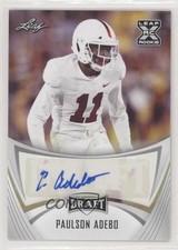 2021 Leaf Draft Auto Paulson Adebo #BA-PA1 Auto 0et1