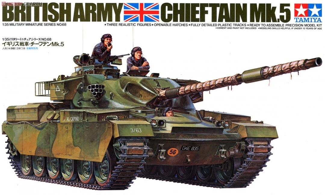 Tamiya 35068 1:35th scale British Army Chieftain Mk.5