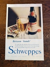 Vintage 1936 Schweppes Ginger Ale Original Print Ad - UK Ad