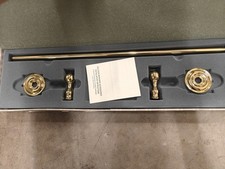 BALDWIN Hardware - Georgetown - 24" Towel Bar - Polished Brass - New Old Stock