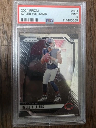 2024 Panini Prizm Caleb Williams Rookie #301 PSA 9 Chicago Bears NFL