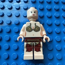 LEGO Princesa Leia Minifigura Esclava sw0085a 852552 Star Wars Abolladuras Cabeza