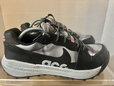 Nike Men's ACG Black and Pink Trail Running Shoes Size 11