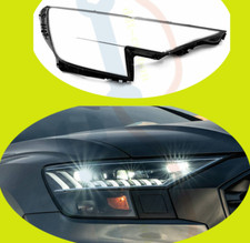 1Pcs For Audi Q8 2019-2023 Right Side Headlight Lens Cover+Sealant Glue