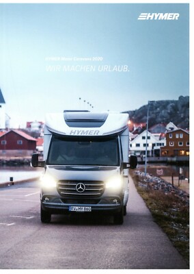 Hymer Motor Caravans Catalogue 2020 D Motorhomes Exsis-T Exsis-I Tramp S ML-T etc