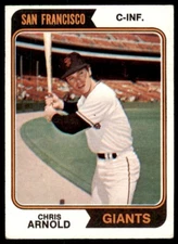 1974 Topps Chris Arnold . San Francisco Giants #432