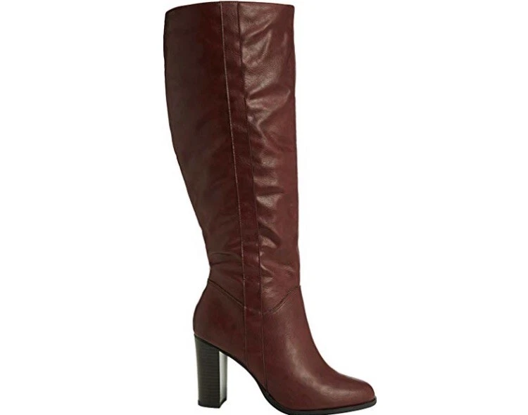 New look boots best sale red