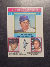 1975 NL Strikeout Leaders (Tom Seaver / John Montefusco / Andy Messersmith)