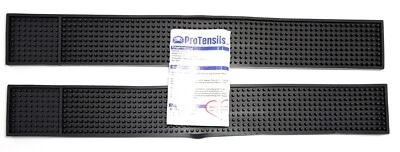 ProTensils Bar Auslaufmatte 2er-Pack Gummi 23"x3,25" Servicematte Offener Beutel Neu - Bild 1 von 2