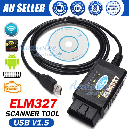 ELM327 USB OBD2 Modified For Ford MS-CAN HS-CAN Mazda Diagnostic Forscan - Picture 1 of 9