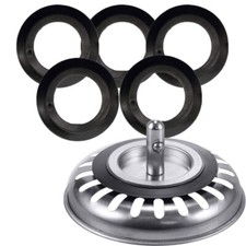 5Pcs Franke Fitting Basket Strainer Plug Gasket Rubber Seal Kitchen Sink Part