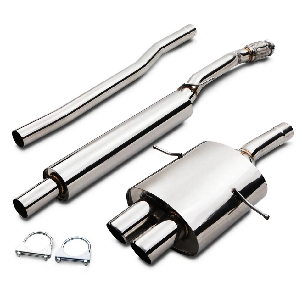 STAINLESS STEEL CAT BACK EXHAUST SYSTEM FOR BMW MINI R56 COOPER S 1.6T 06-13 - Image 2 of 4