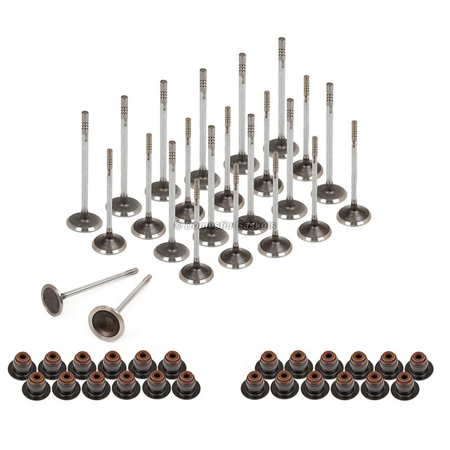 Intake Exhaust Valves w/ Seals Fit Ford Mercury Lincoln 4.6L 5.4L SOHC 3-VALVE - Image 2 of 4