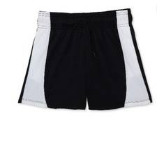 Athletic Works Mesh Shorts Girl s Black/White L 10-12 Summer