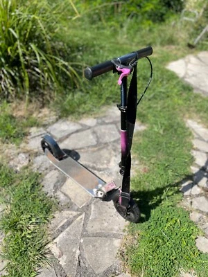 Trottinnette OXELO MID 9 ROSE - Photo 1/4