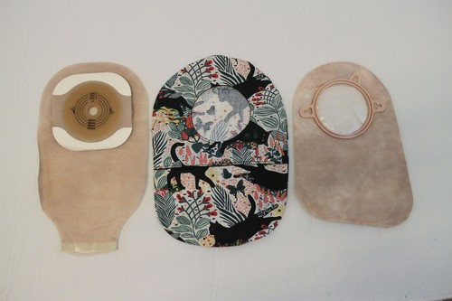 Drainable OR Closed 2 1/4" - 2 3/4" Cats Ostomy Bag Cover Stoma Colostomy Pouch - Picture 5 of 7