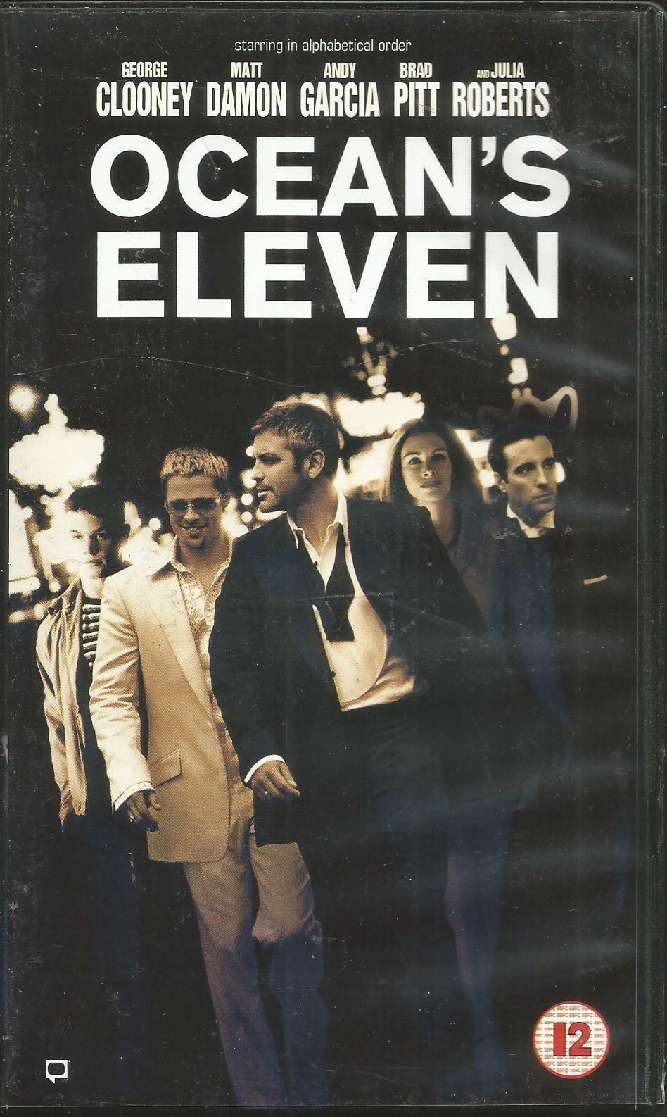 OCEANS ELEVEN ~ GEORGE CLOONEY ~ PAL REGION VHS 99p