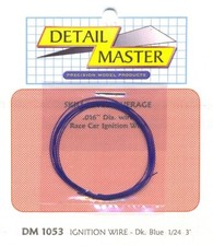 Detail Master 1053	x 1/24-1/25 2ft. Race Car Ignition Wire Dark Blue