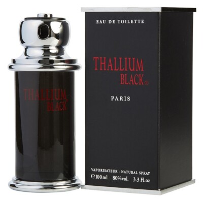 Yves de Sistelle Thallium Black For Men Cologne oz 100 ml