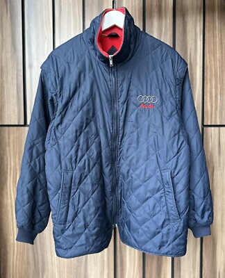 Vintage AUDI Racing Team Transformer Jacket Full Zip Men's Size