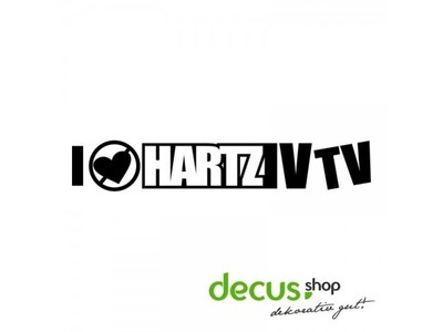 I HATE HARTZ 4 IV TV L 1998 13x2 cm // Sticker JDM Aufkleber Frontscheibe