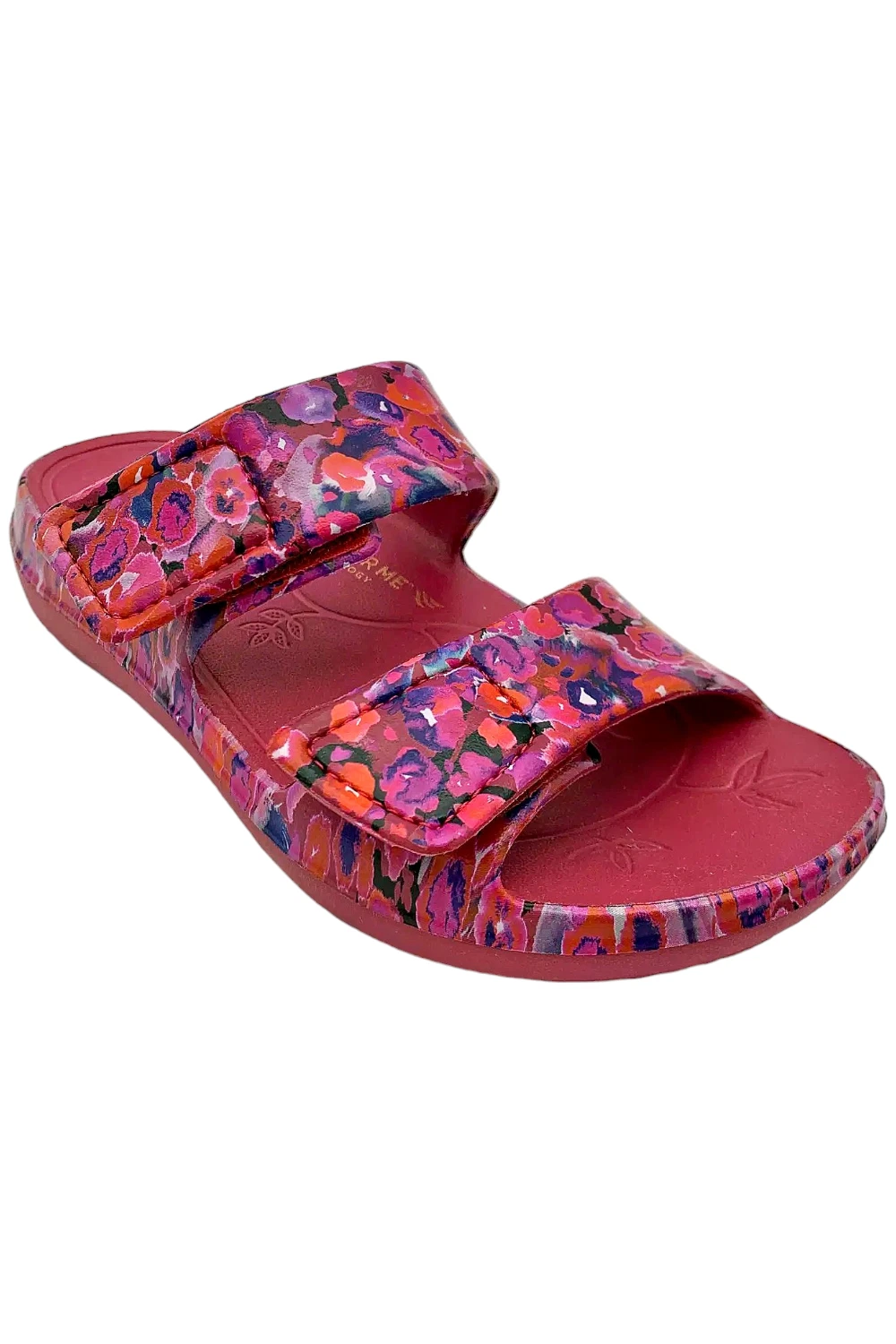 Alegria Women's Printed Recovery Slide Sandals Orbyt Poppy