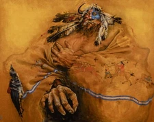 Paul Pletka : Crow Indian : Archival Art Print