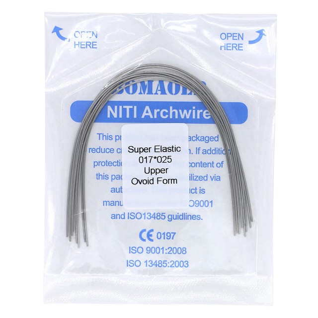 1 packs Dental orthodontic super elastic NITI arch rectangular wire