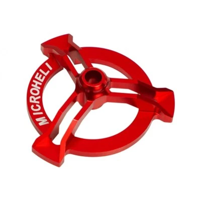 CNC Alu Swashplate Leveler (RED) - OMP M1 / EVO / GOOSKY S1 / BLADE INFUSION 120 - Image 1 of 2