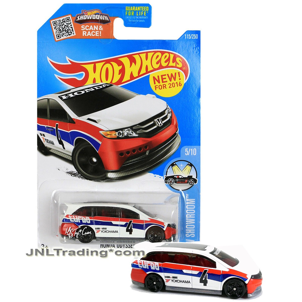 Year 2015 Hot Wheels HW SHOWROOM 1:64 Die Cast 5/10 White Minivan