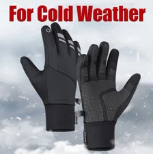 Bike Gloves Winter Thermal Warm Non-slip Full Finger Cycling Glove Touch Screen
