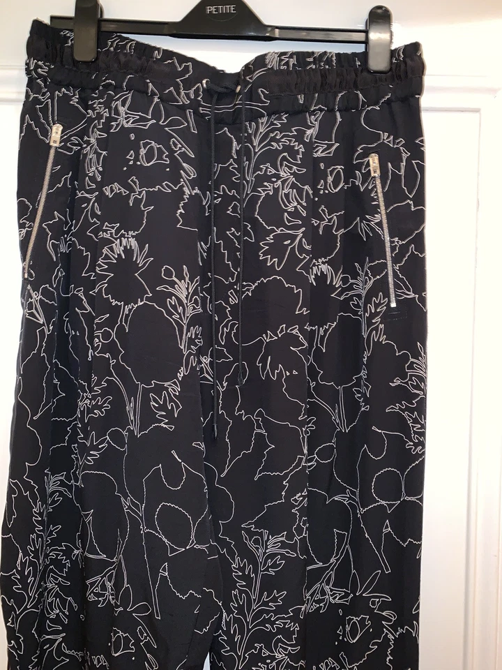 Rag & Bone Silk Trousers Size L BNWT * - Image 4 of 4