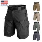 Mens Summer Tactical Short Cargo Outdoor Waterproof Hiking Fishing Track Short