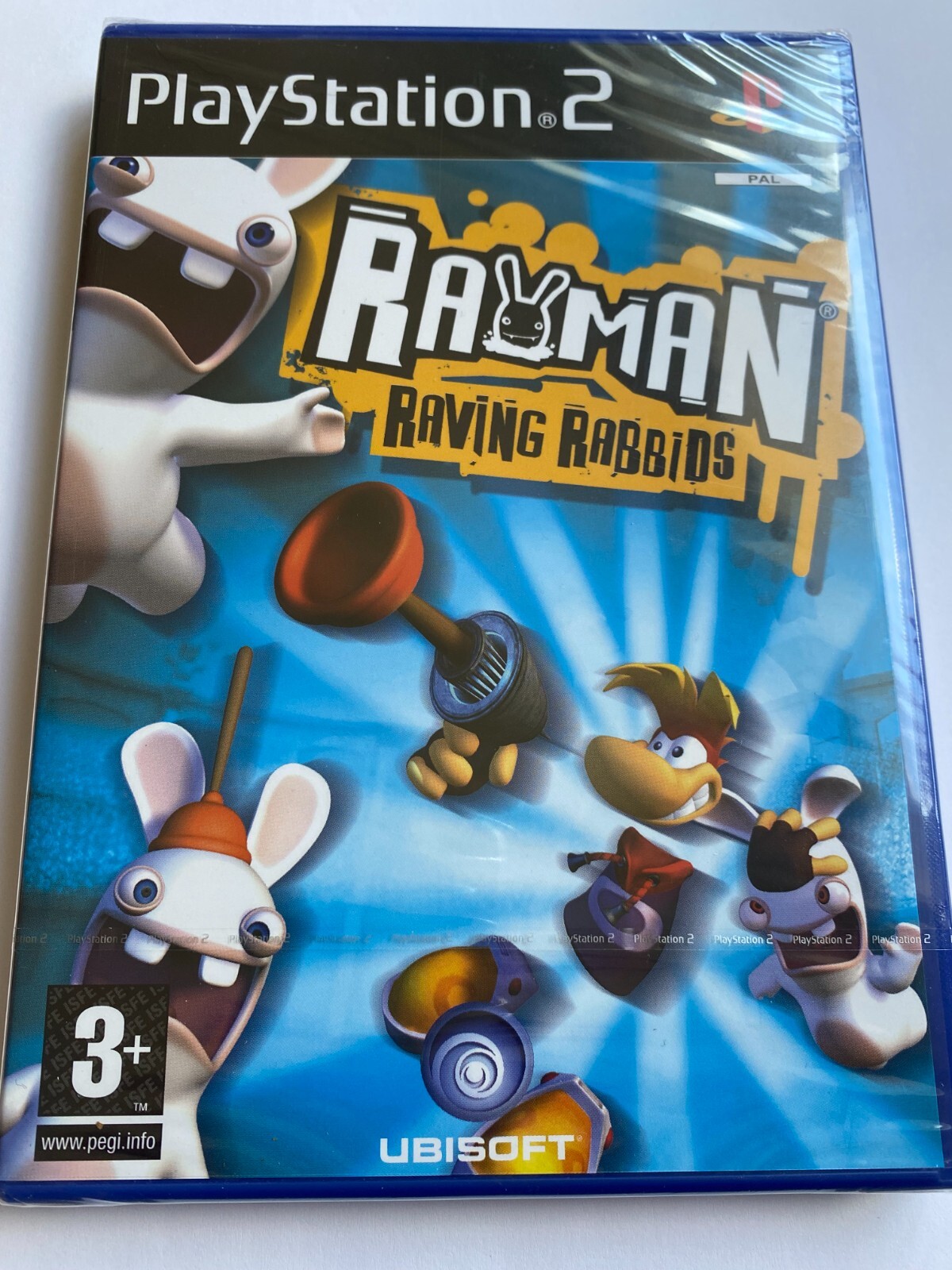 Rayman Raving Rabbids - PS2 UK Release Sony Factory Sealed!
