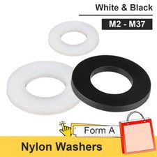 Nylon Washers Form A Flat Plastic Washer M2 M2.5 M3 M4 M5 M6 M8 M10 M12 M16-m37 Nylon Washers Form A Flat Plastic Washer M2 M2.5 M3 M4 M5 M6 M8 M10 M12 M16-m37