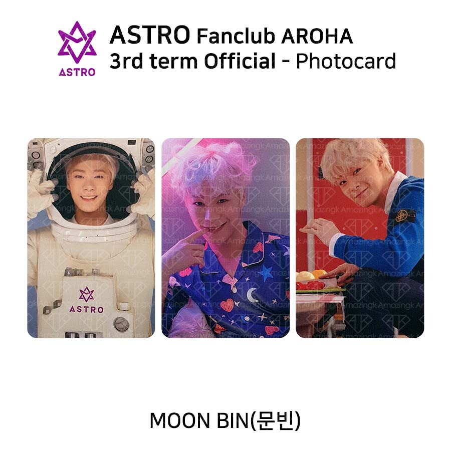 K-POP・アジア ASTRO Official Fanclub AROHA 3rd ASTRO FANCLUB AROHA 3rd Term Kit Official Goods Photocard