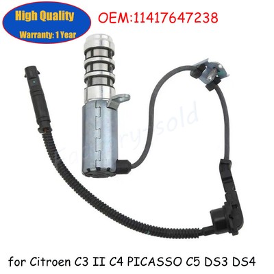 For Citroen C3 II C4 PICASSO C5 DS3 DS4 DS5 1.6 THP VTI Oil Pump Solenoid Valve